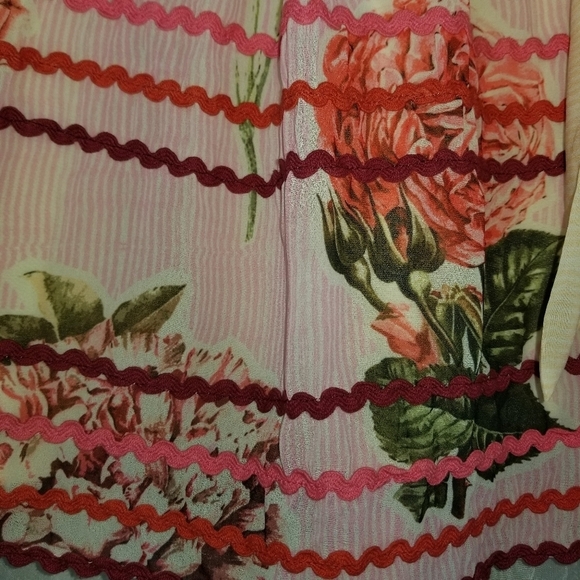 Anthropologie Verb Pallavi Singhee floral sleeveless top - Picture 7 of 16